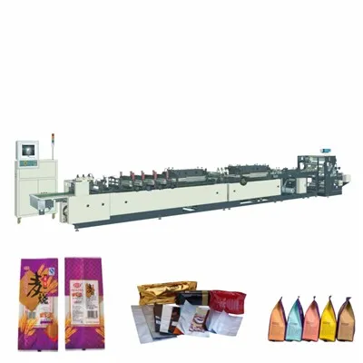 4 šoninio vidurinio sandarinimo maišelio gamybos mašina