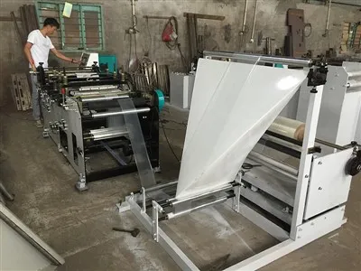 Netaisyklingo maišelio gamybos mašina